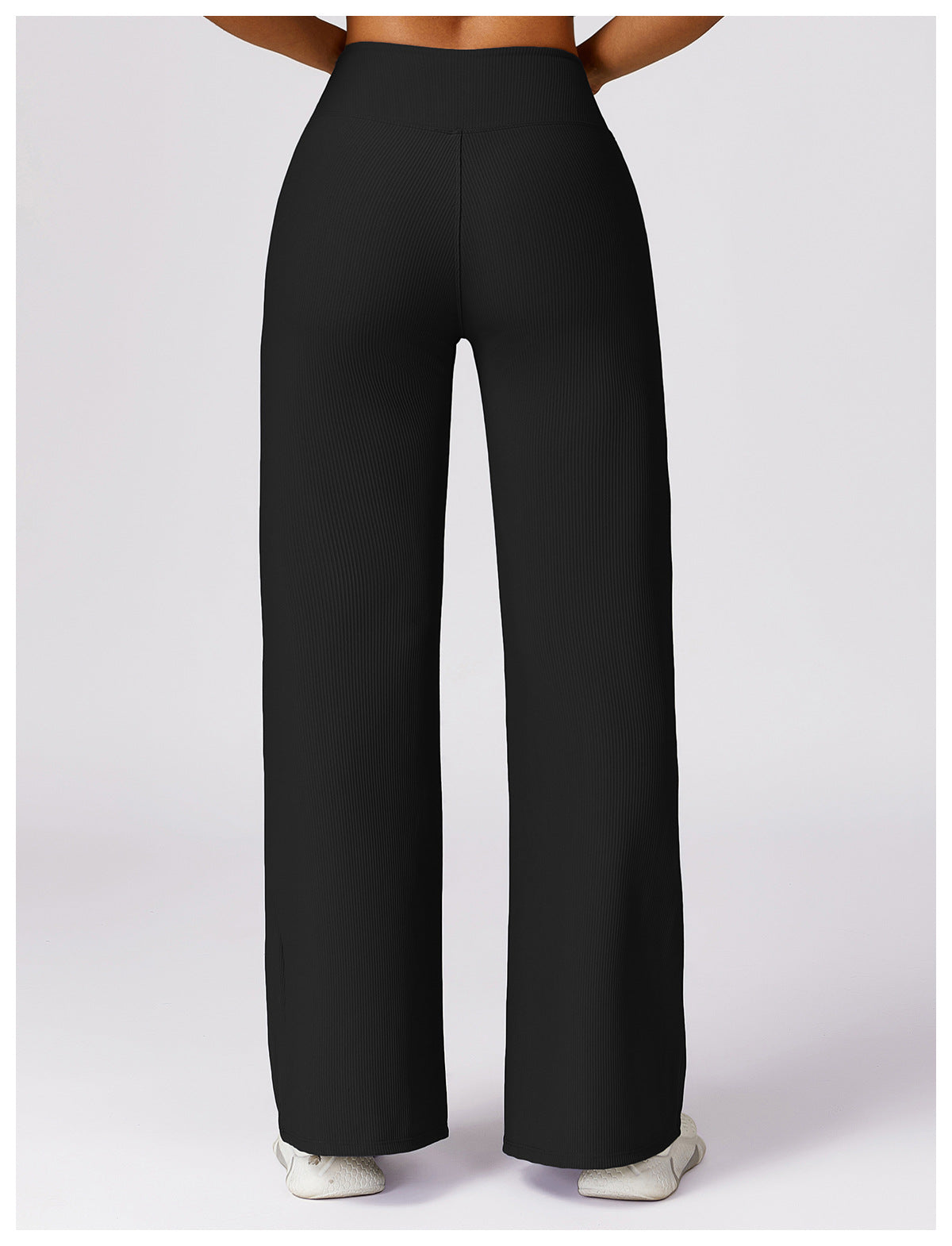 EVE RIB WIDE-LEG PANTS