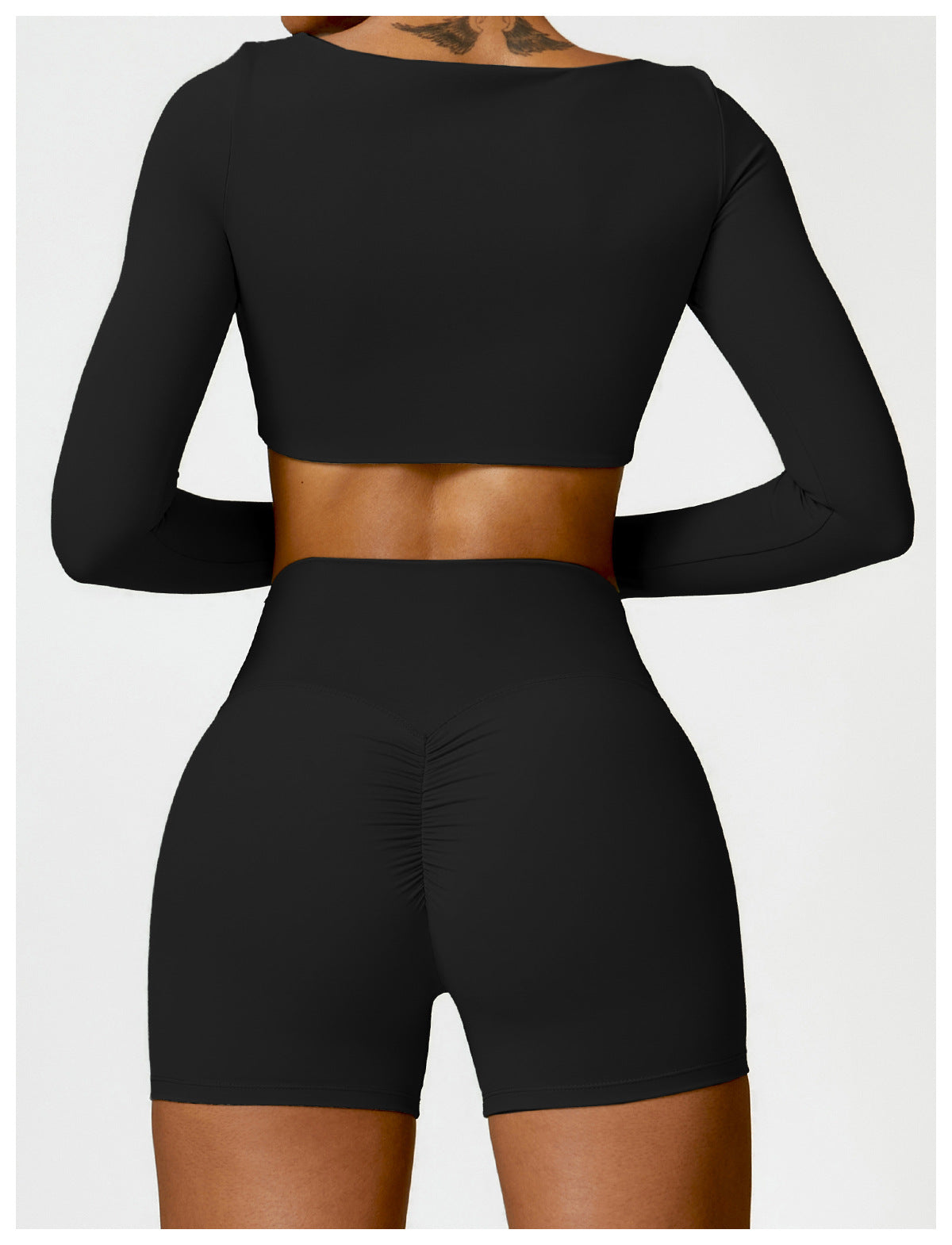 CLAIRE LONG SLEEVE CROP