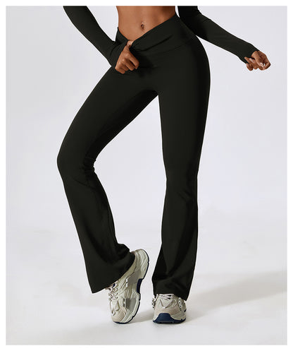 ROSE SCRUNCH BOOTCUT LEGGING