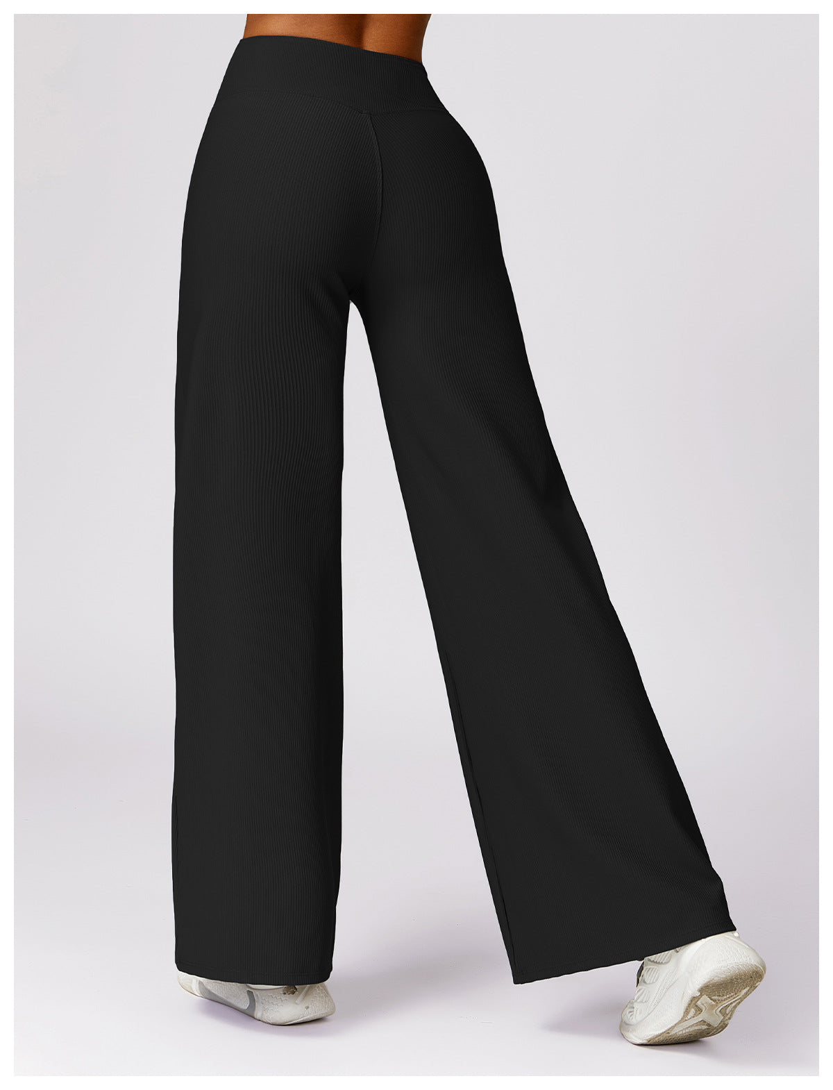 EVE RIB WIDE-LEG PANTS